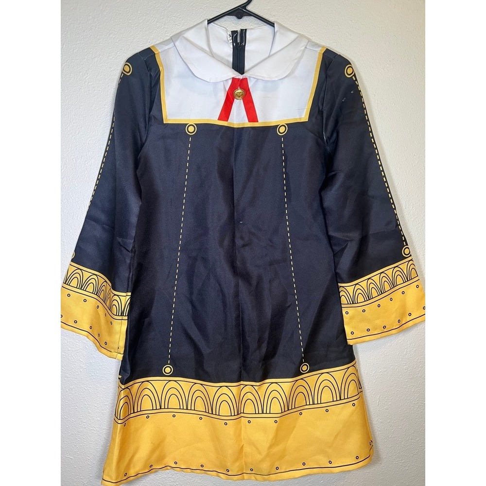 Costume Anime Cosplay Dress Navy Gold Uniform Spy Family Anya Adult Smll